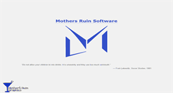 Desktop Screenshot of mothersruin.com