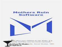 Tablet Screenshot of mothersruin.com